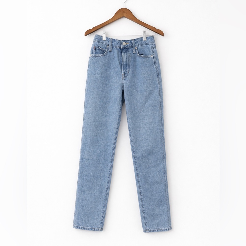 Aritzia Sun-deh High Rise Straight Leg Jeans | Light Wash | Size 0 | 90s/Y2K Ins